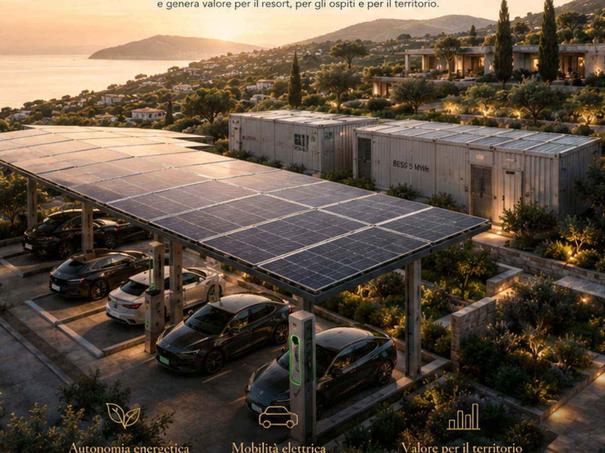 Pensiline fotovoltaiche e infrastrutture energetiche